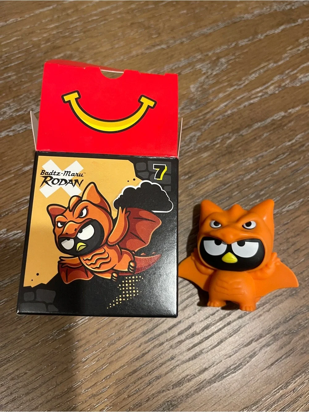 McDonald's Happy Meal Hello Kitty Godzilla #7 Badtz-Maru Rodan Toy NEW